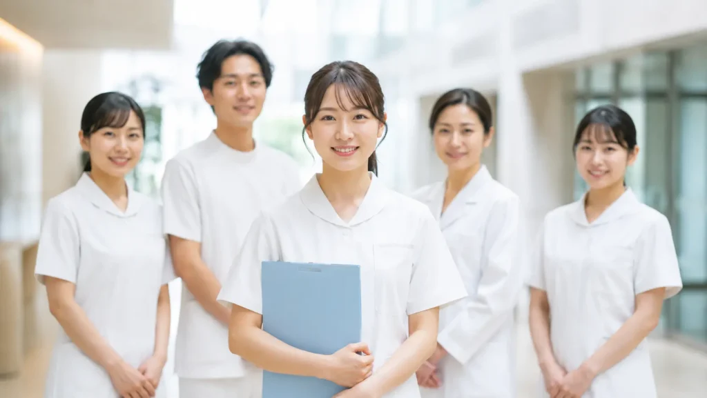 看護師の人手不足を解消し職場になじんでいるナースたち