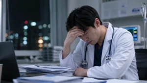 医師の年収が割に合わないと感じているクリニック院長