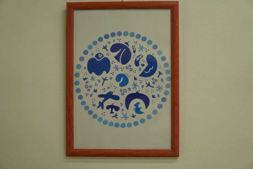 ひかりの在宅診療所の絵画の写真